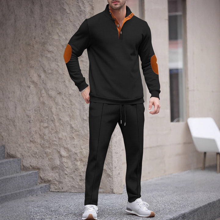 Men's sports suit with a modern cut and stylish contrasting details Lune London