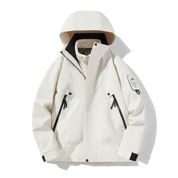 Unisex Waterproof, Breathable Hardshell Outdoor Jacket with Hood Amarae
