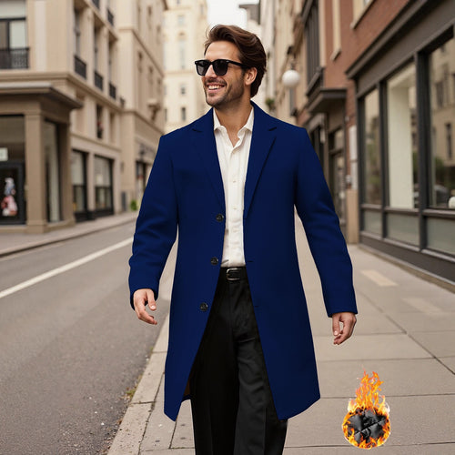 Elegant double-breasted coat for men Amarae