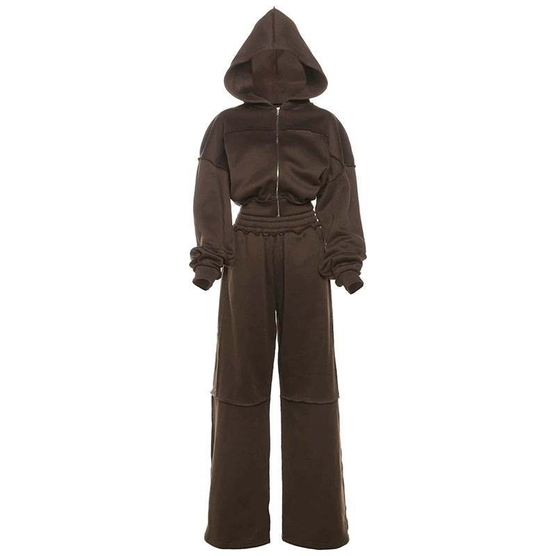 Women Relaxed-Fit Hoodie and Jogging Pants Set Chic & Style