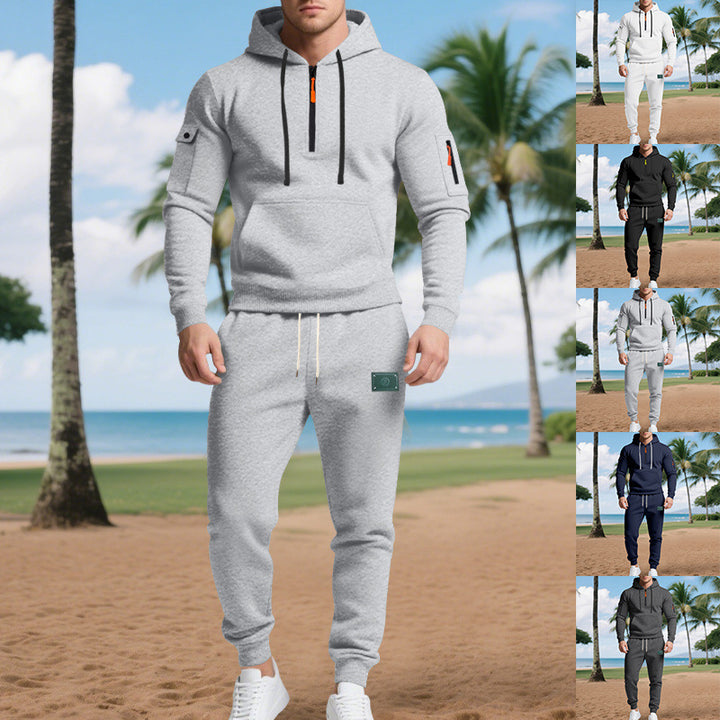 Men's sweatshirt set with practical pockets and drawstring Lune London