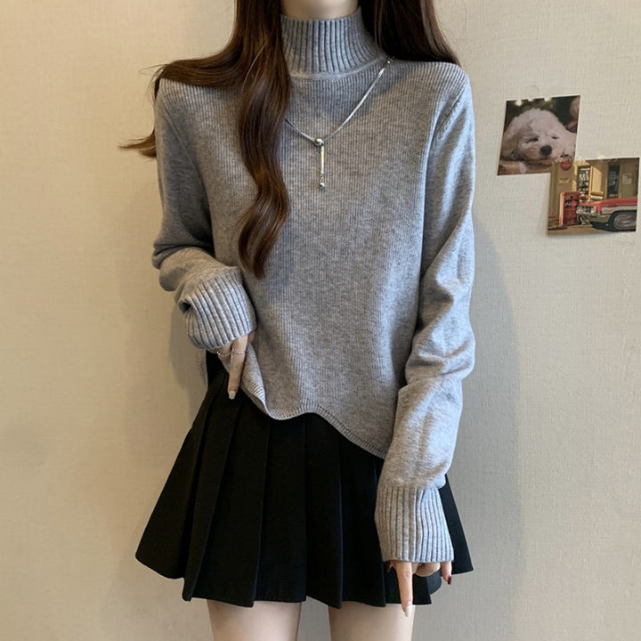 Pull col roulé élégant pour femme en coupe décontractée Chic & Stil