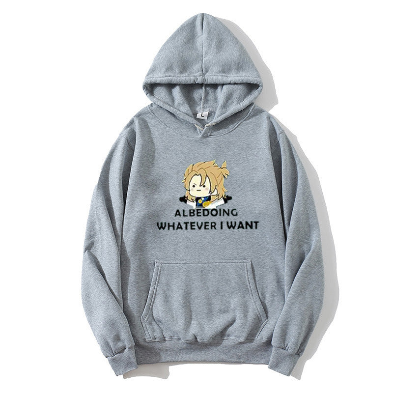 Women’s hoodie with artistic graphic design and motivating lettering Chic & Stil