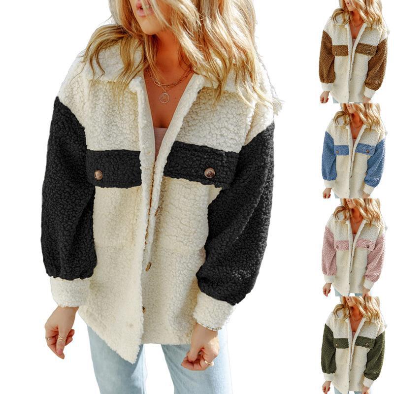 Ladies Comfortable Fleece Jacket with Snap Buttons Amarae