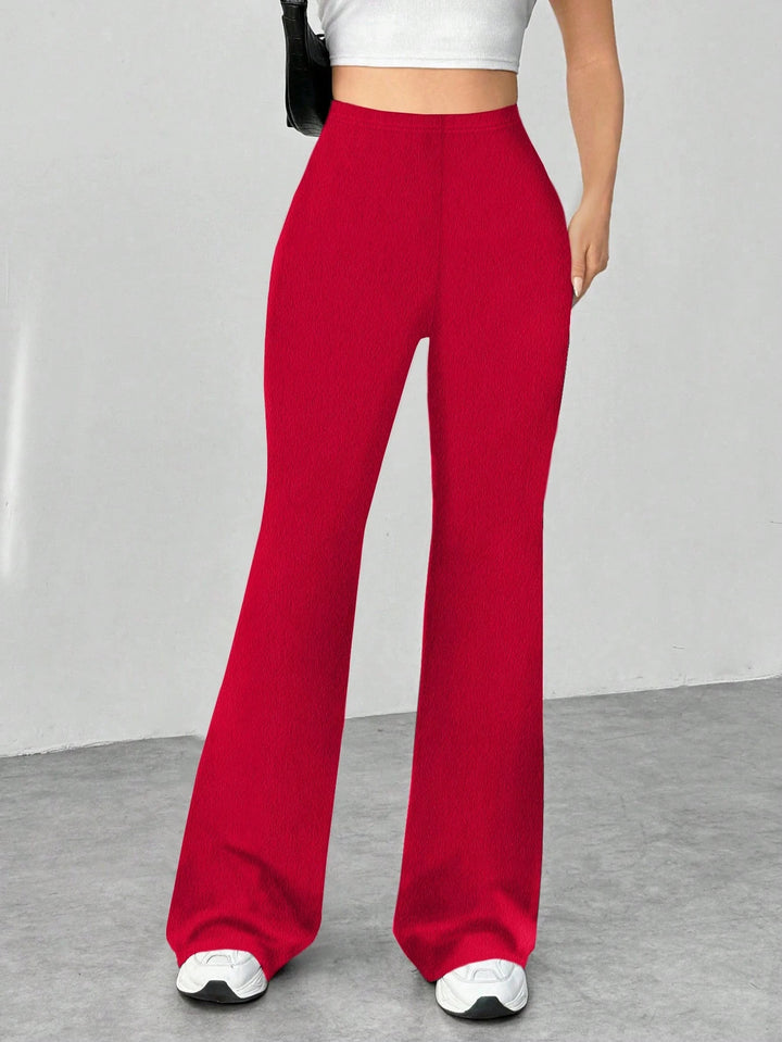 Ladies' Stretch Flared Pants with High Waist and Wide Leg Amarae