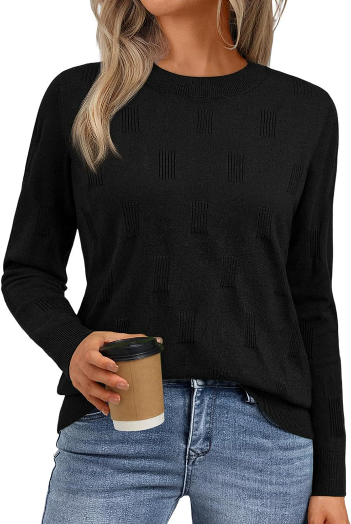 Ladies Structured Knit Sweater Lune London