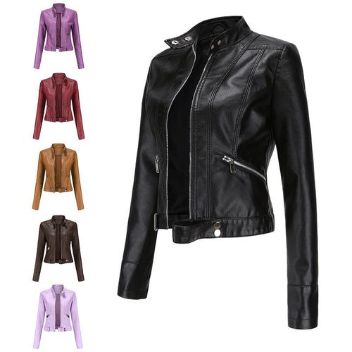 Women's biker jacket with modern cut Amarae