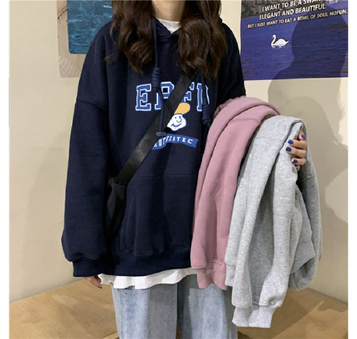 Women's hoodie with unique logo print Chic & Stil