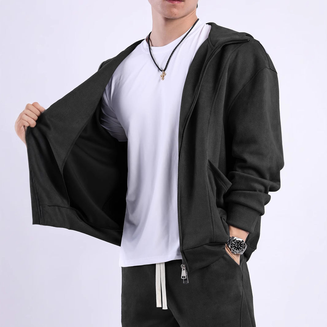 Men's fleece jacket with ergonomic cut and practical pockets Lune London