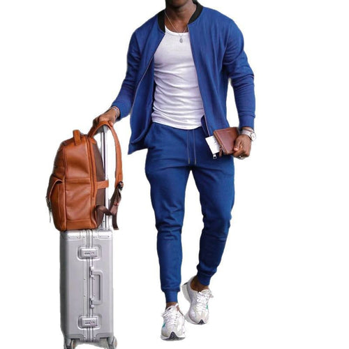 Men's sporty travel set with light jacket and jogger pants Amarae