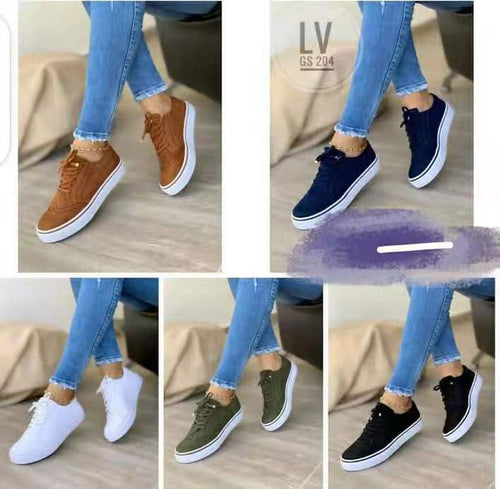 Women's sneakers with trendy textile upper and cushioning sole Amarae
