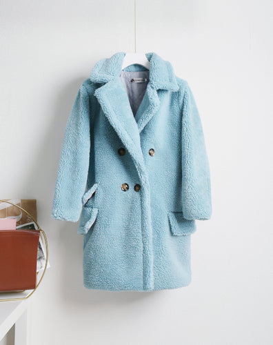 Ladies Chic Double Button Soft Coat and Style