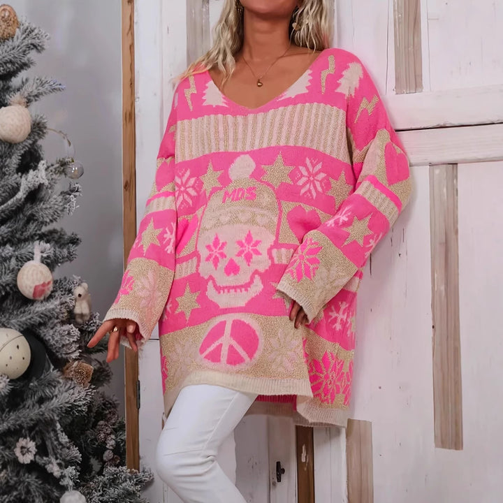 Ladies Oversized Cozy Chic Sweater