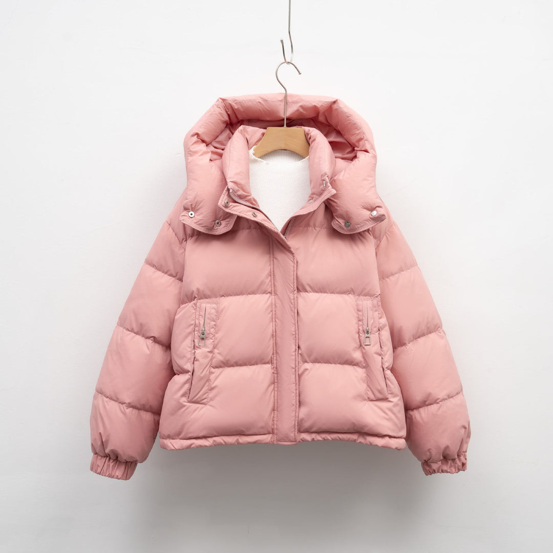 Women's Puffer Jacket with Detachable Hood and Voluminous Fit Lune London