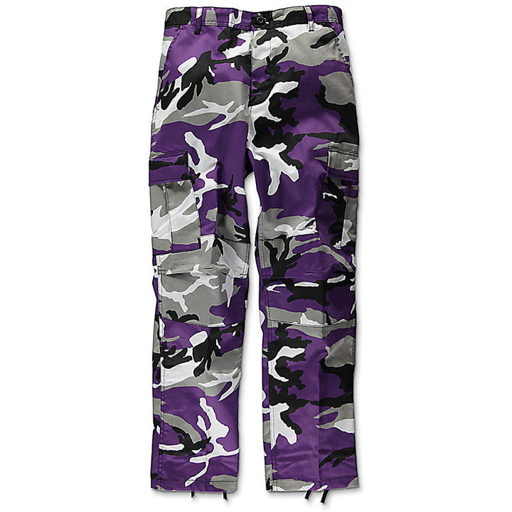 Men's cargo pants with modern camouflage design Lune London