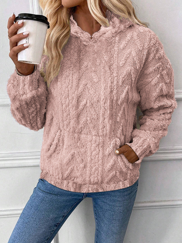 Ladies Soft Hoodie with Kangaroo Pocket Amarae