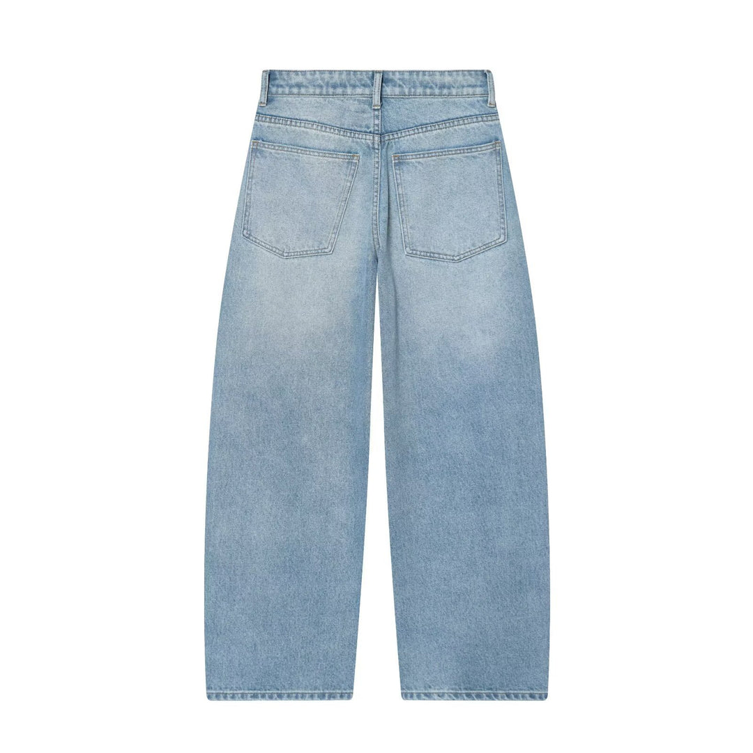 Women’s cropped wide-cut jeans with high waist and front seam details Amarae