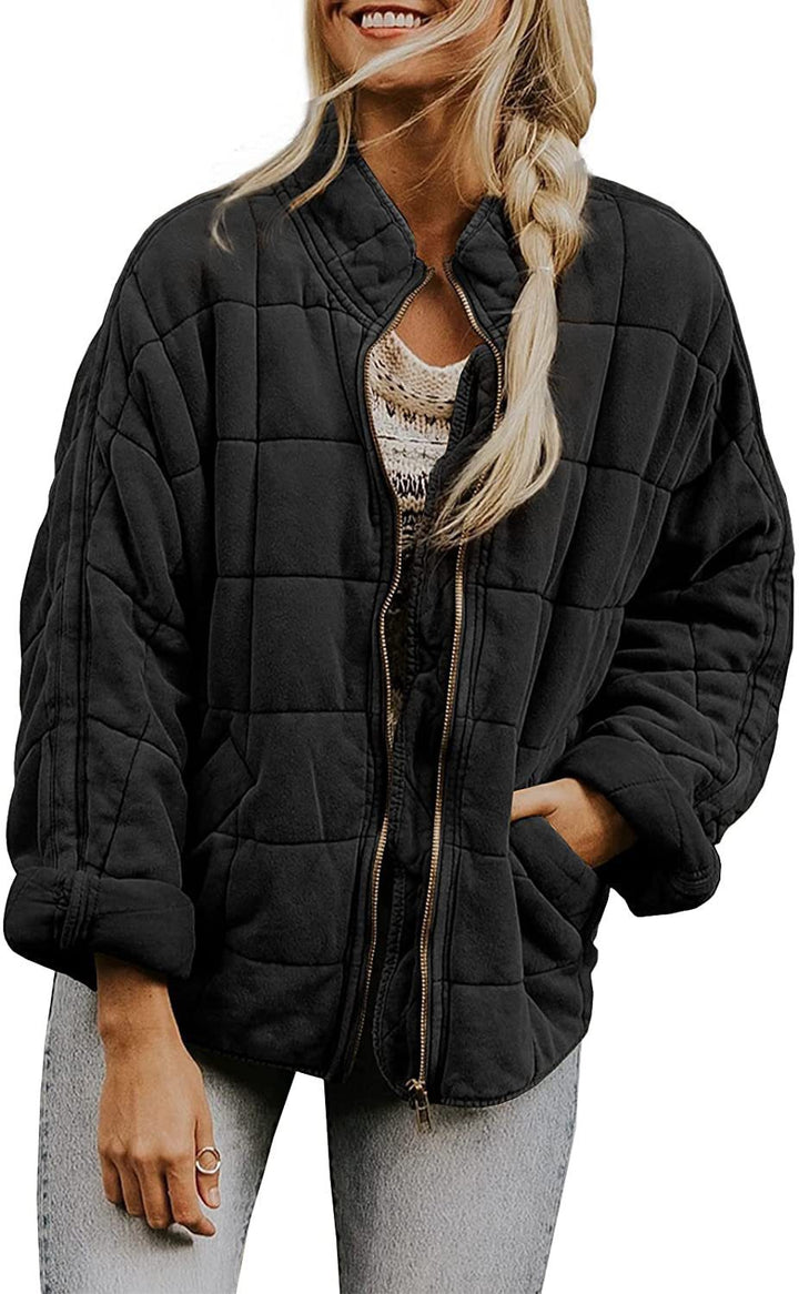 Ladies plus size quilted jacket Lune London