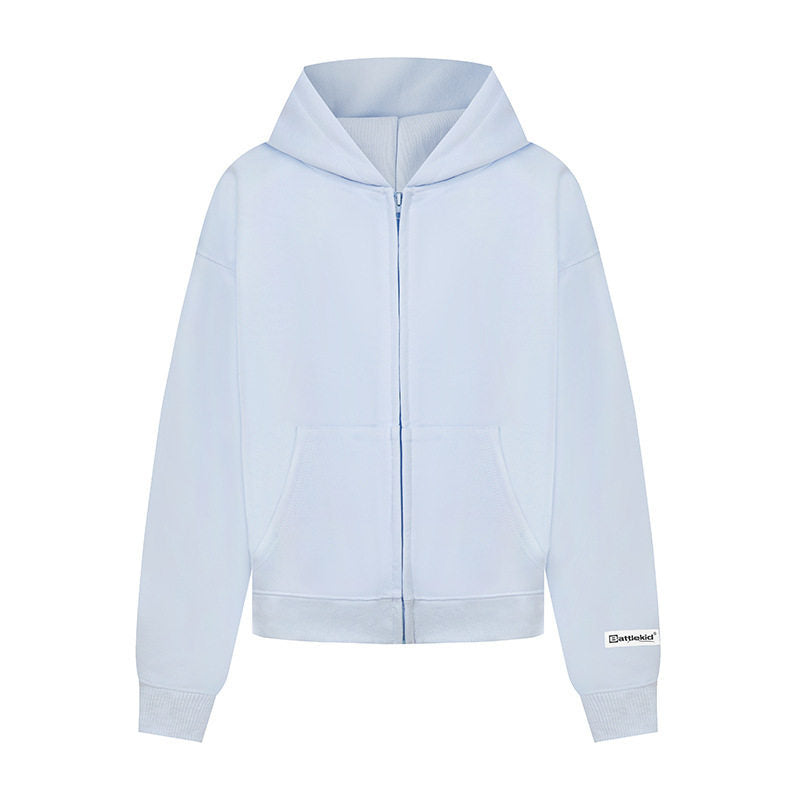 Women’s hoodie sweat jacket with full zip, kangaroo pocket and relaxed fit Amarae
