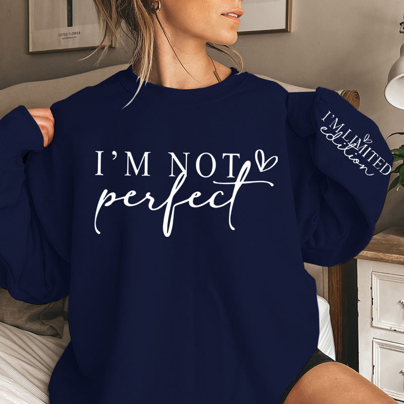 Women's Oversized Sweatshirt with Unique Statement Print Amarae