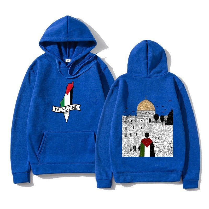 Women's hoodie with cultural motif and unique graphic design Chic & Stil