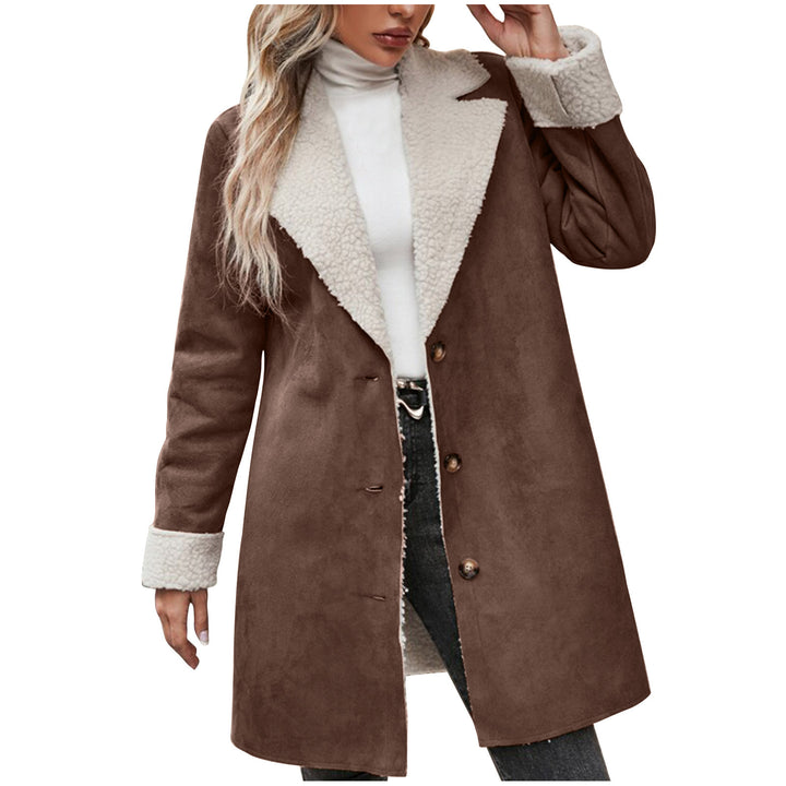 Cozy oversized coat for women with elegant collar Lune London