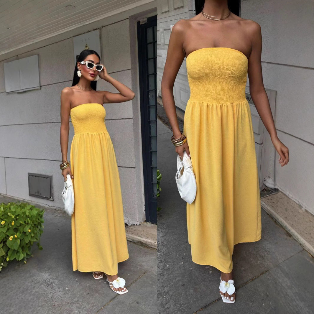 Lune London off-shoulder maxi dress for ladies