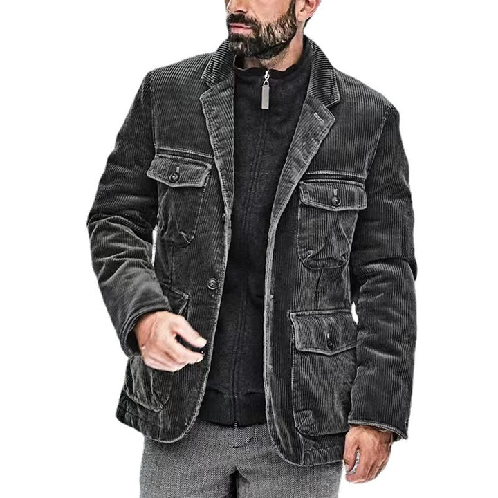 Lightweight corduroy jacket for men with practical pockets and modern design Lune London