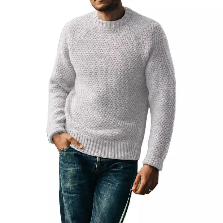 Men's knitted sweater with a timeless structured design Lune London