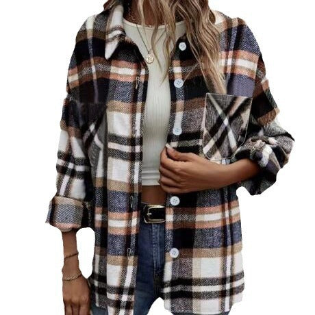 Casual checked shirt for women Lune London