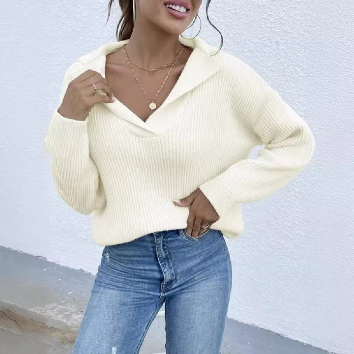 Ladies Oversized Knit Sweater Lune London