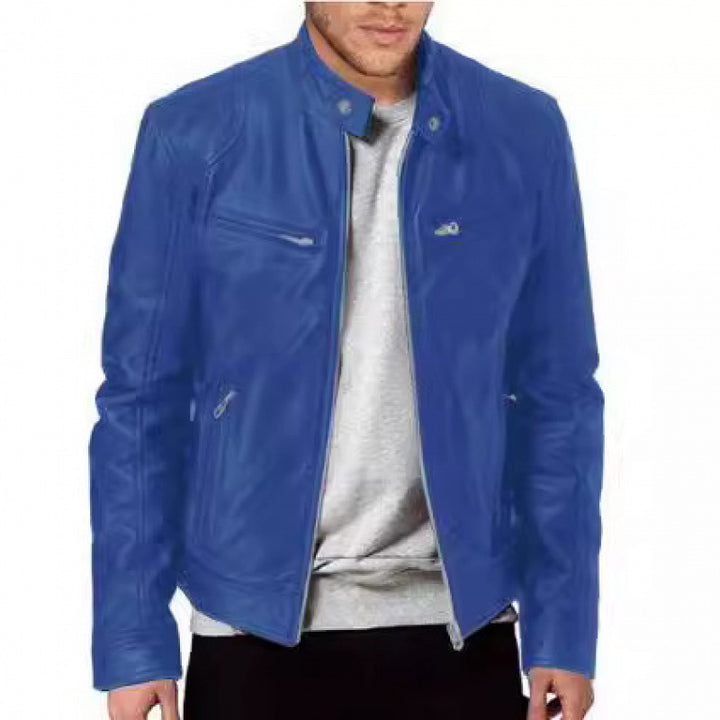 Premium leather biker jacket for men Lune London