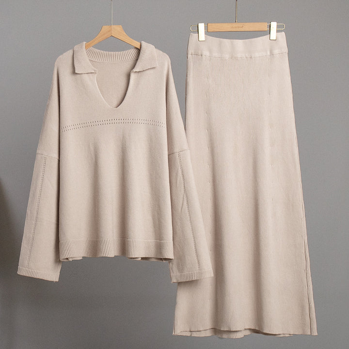 Femme Pull en tricot doux avec motif en dentelle moderne Chic & Stil