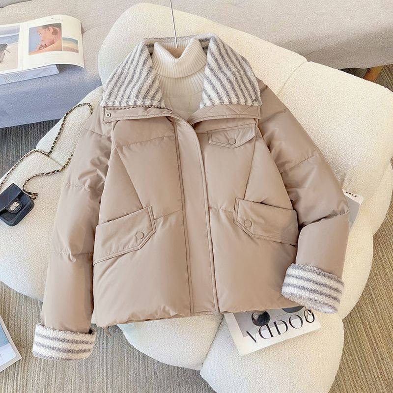 Veste d'hiver tendance pour femmes avec un col conçu avec soin Chic & Stil