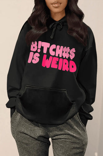 Hooded sweatshirt for women with catchy inscription Amarae