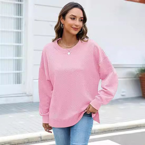 Women's Oversized Sweatshirt with Textured Design Moon London