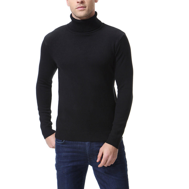 Men's fine cotton turtleneck sweater Lune London