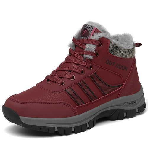 Winter hiking boots for women with insulating lining and non-slip sole Amarae