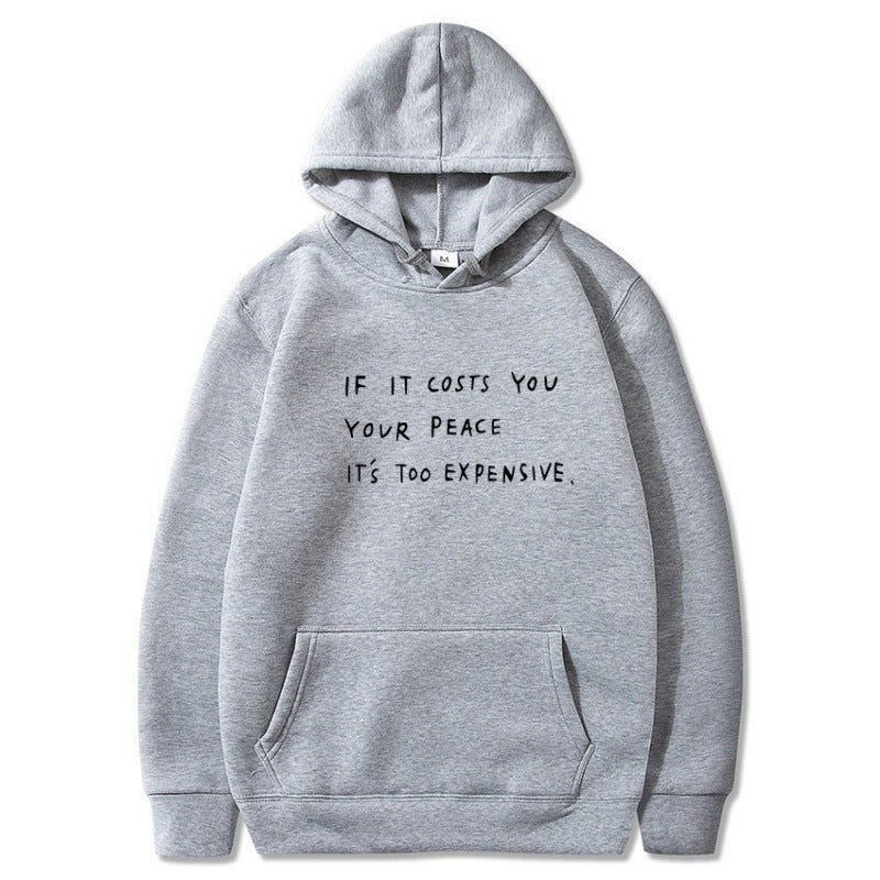 Women's hoodie with inspiring quote and comfortable fit Lune London