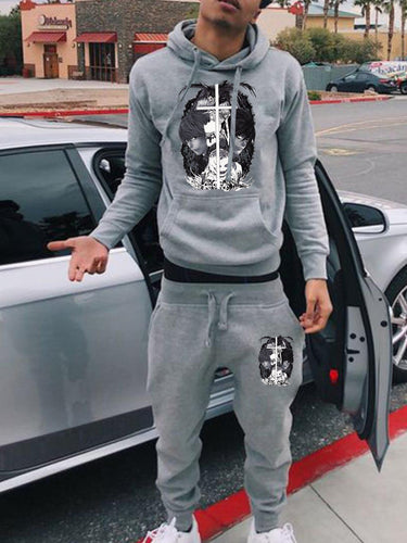 Women's hoodie and jogger set with unique graphic pattern Amarae