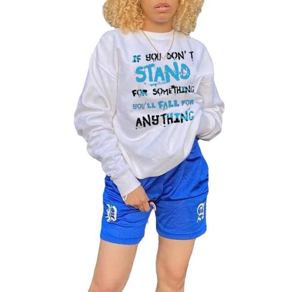 Women's sweatshirt with inspiring graphic print Amarae