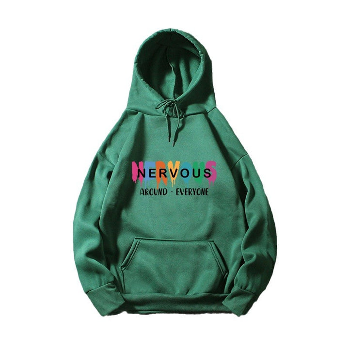 Women's hoodie with creative lettering Chic & Style