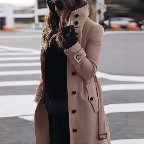 Elegant and fitted coat for women Amarae