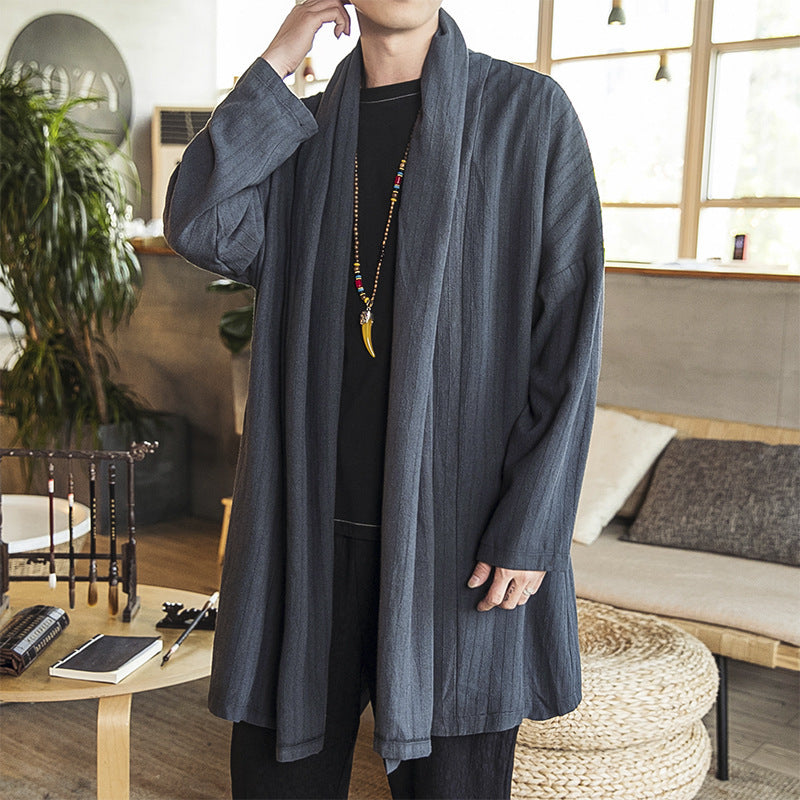 Casual kimono jacket for men with a stylish cut and a soft fabric Lune London