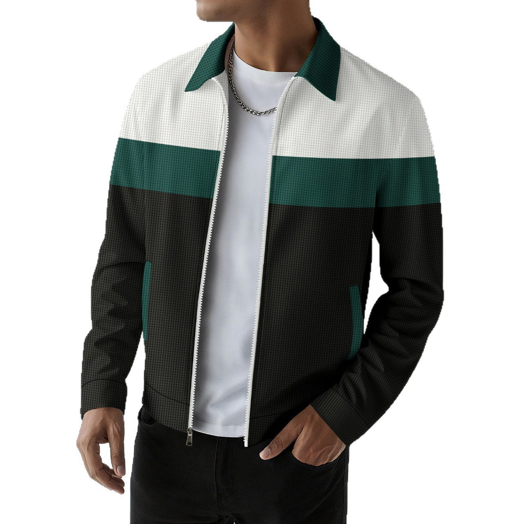 Stylish transition jacket for men with colorblock design Lune London