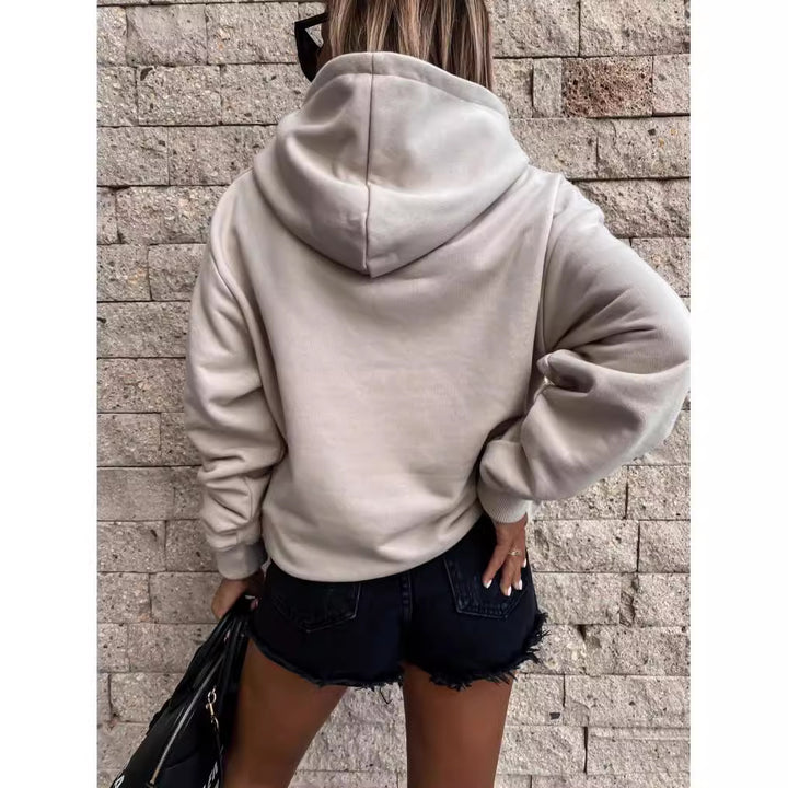 Women's hoodie with soft fleece lining and relaxed fit Lune London