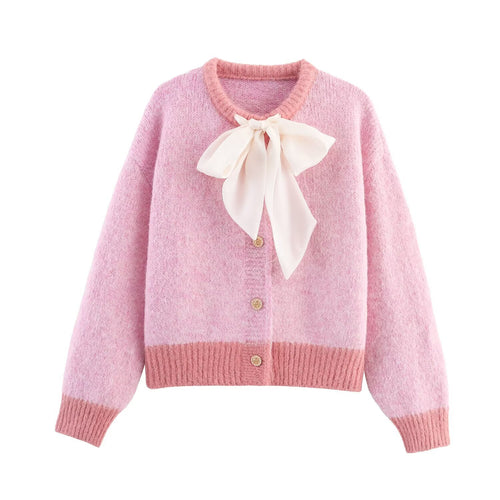 Fashion women's cardigan with bow detail Amarae