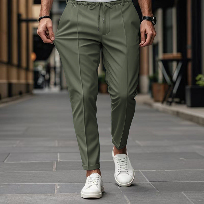 Lune London Elegant leisure pants for men with practical pockets and elastic waistband