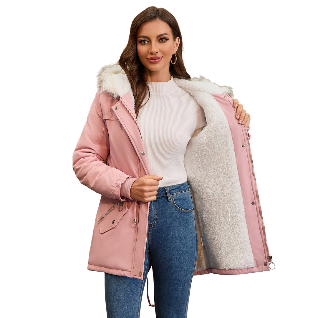Fashion women's transitional jacket with cozy lining and adjustable waist Lune London