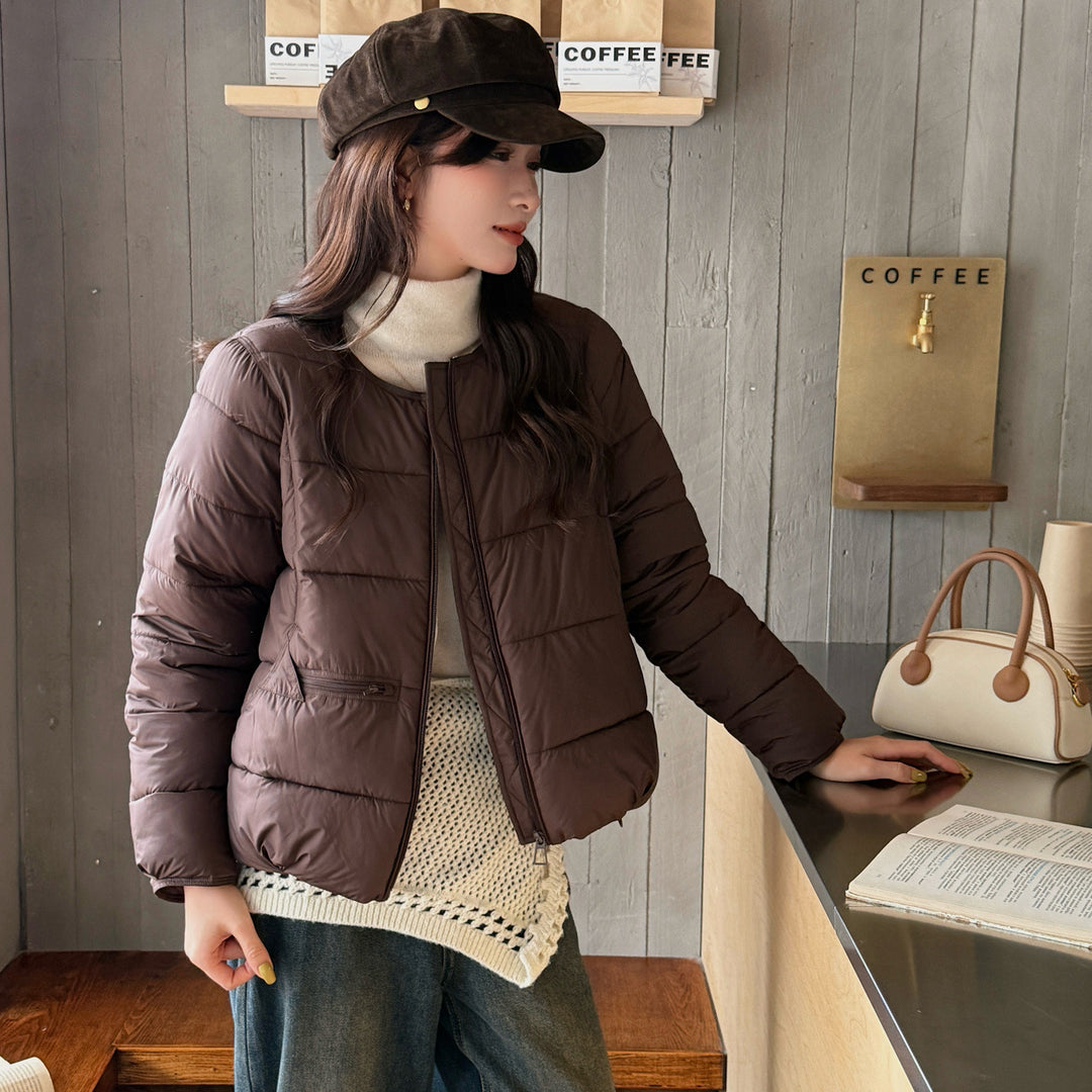 Ladies heated quilted jacket with fashionable cut and pockets Lune London